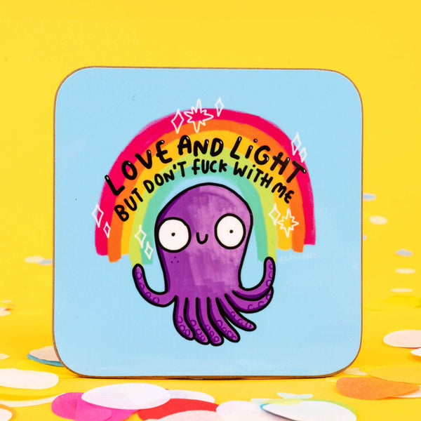 Katie Abey - Love and Light Octopus Coasters