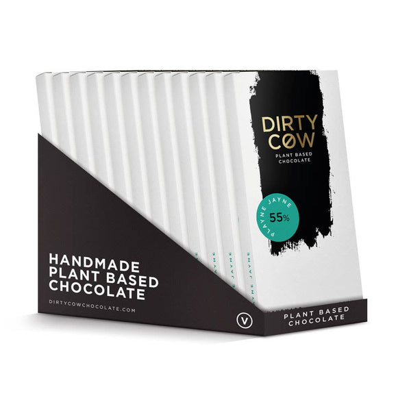 DIRTY COW CHOCOLATE - PLAYNE JAYNE PLANT BASED VEGAN CHOCOLATE BAR