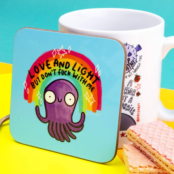 Katie Abey - Love and Light Octopus Coasters