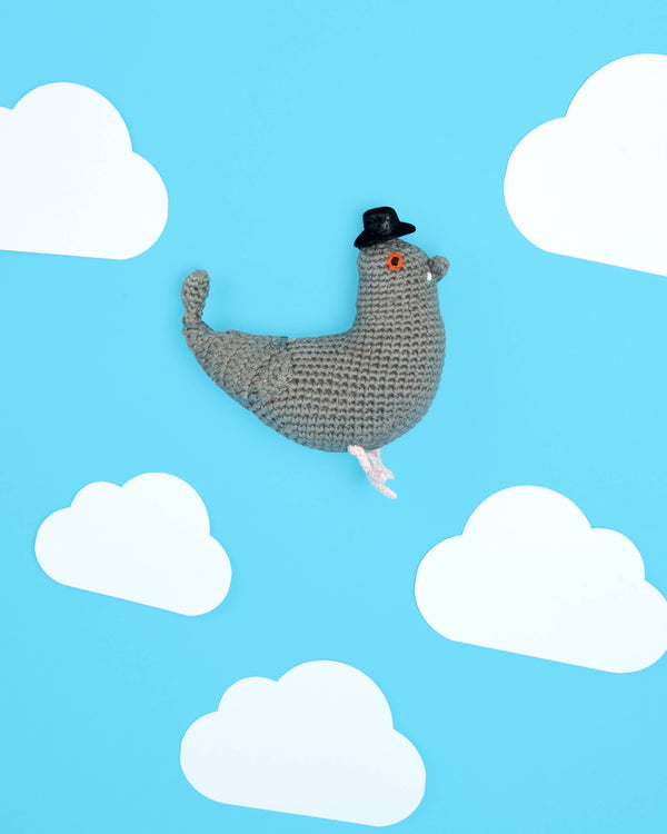 Best Years Ltd - Fair Trade Crochet Pigeon Baby Rattle