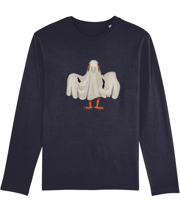 Dave the pigeon ghost - Adults long sleeve premium T-shirt