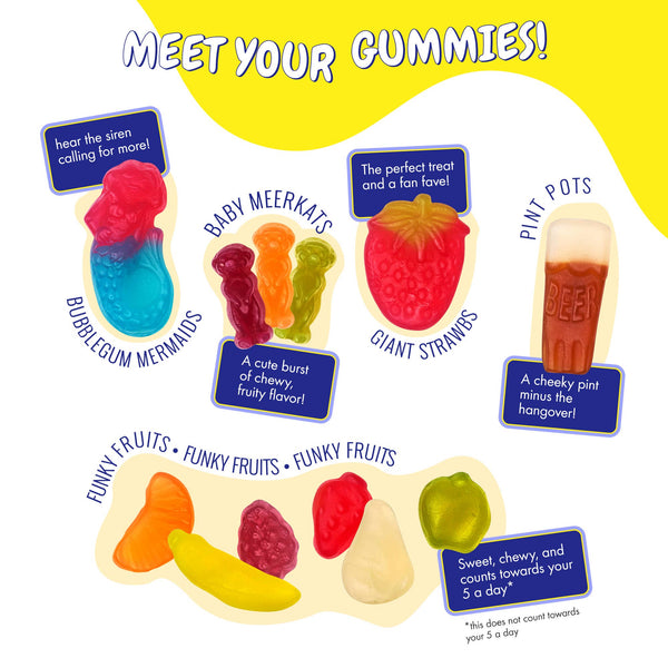 Sweet Yourself Ltd. - Plant-based Snack Size Vegan Gummies/Sweets