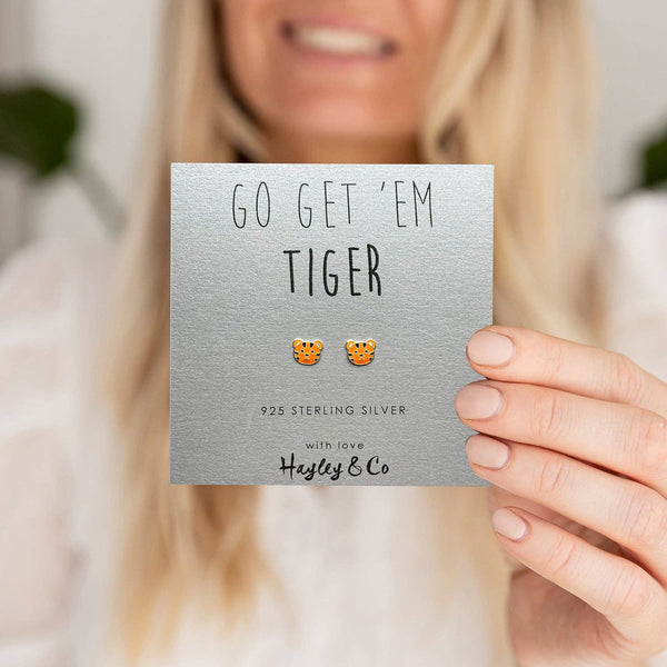 Hayley & Co - Little Tiger Sterling Silver Earrings