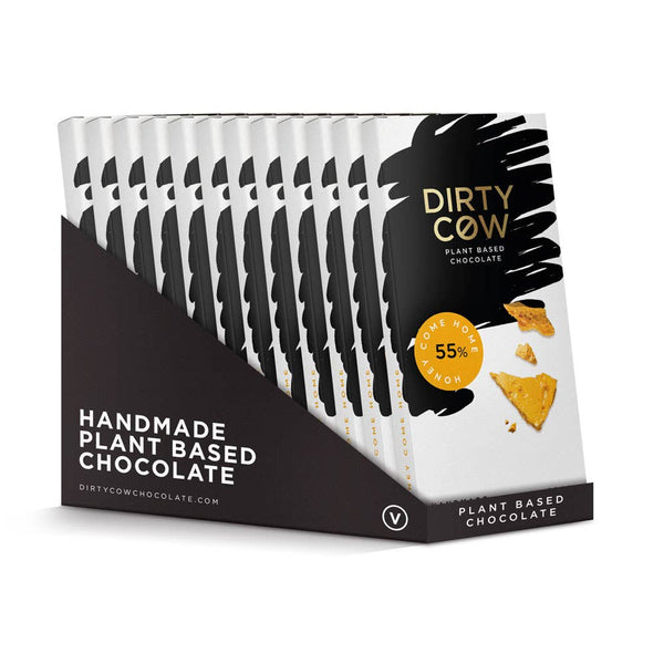 DIRTY COW CHOCOLATE - HONEY COME HOME PLANT BASED VEGAN CHOCOLATE BAR