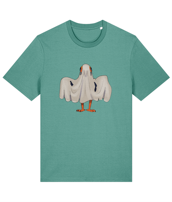 Dave the Pigeon Ghost - Adults premium t - shirt