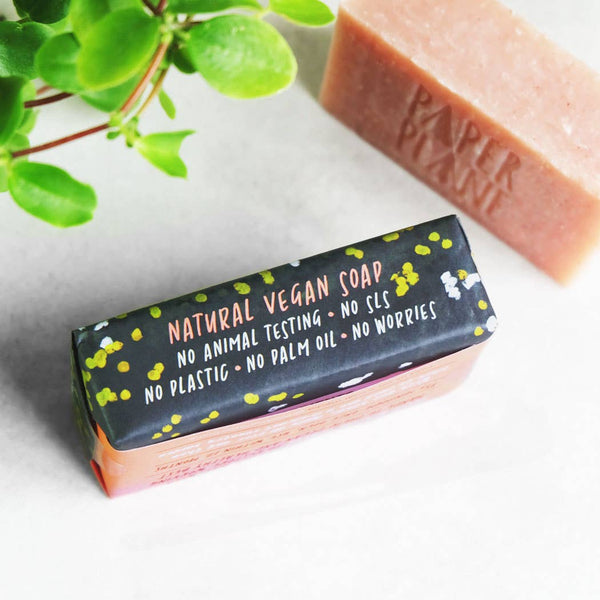 Paper Plane - Gardener's Soap 100% Natural Vegan Rose Geranium