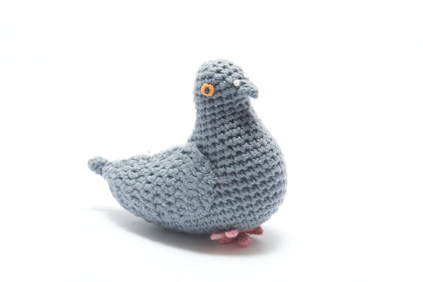 Best Years Ltd - Fair Trade Crochet Pigeon Baby Rattle