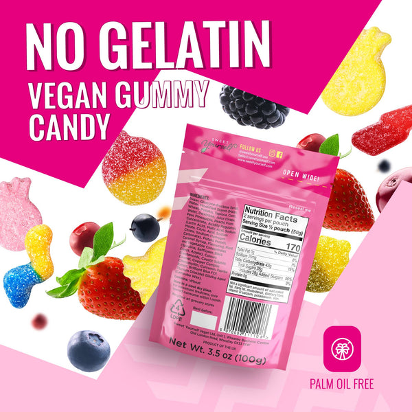 Sweet Yourself Ltd. - Plant-based Snack Size Vegan Gummies/Sweets