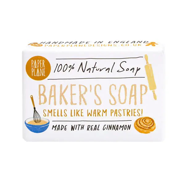 Paper Plane - 100% Natural Vegan Baker's Soap Bar