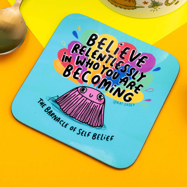 Katie Abey - 5 x Barnacle of Self Belief Coasters