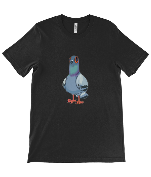 Ellen S Artwork Pigeon Unisex Budget T-shirt