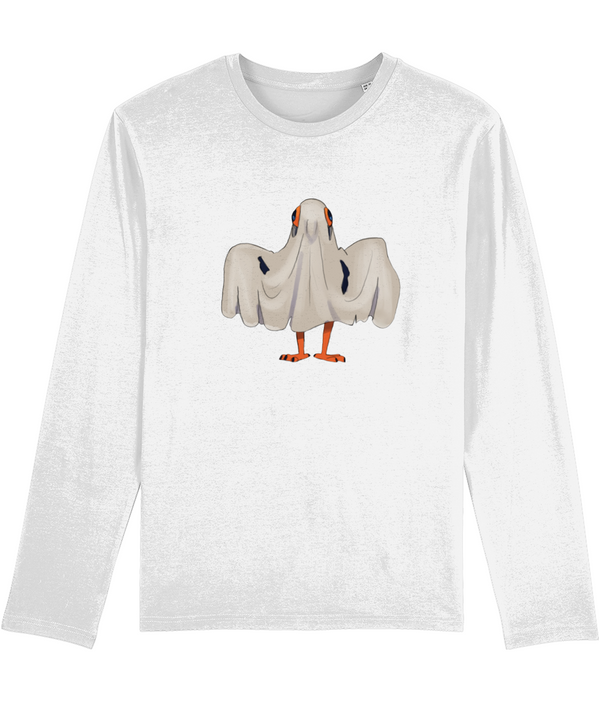 Dave the pigeon ghost - Adults long sleeve premium T-shirt