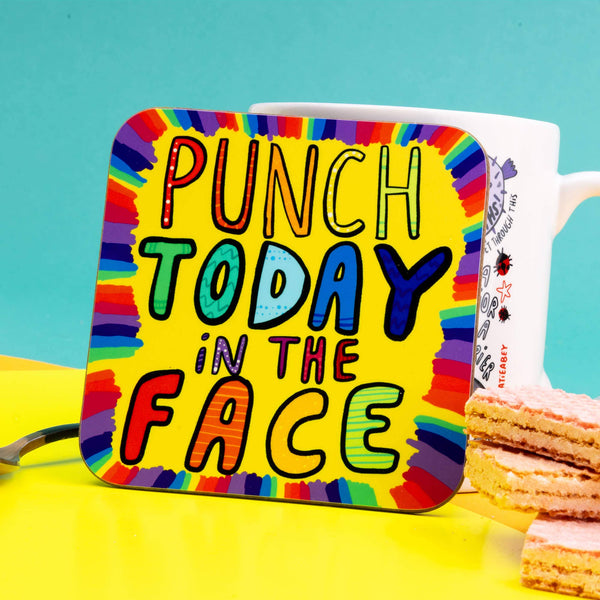 Katie Abey - Punch Today In The Face Coaster