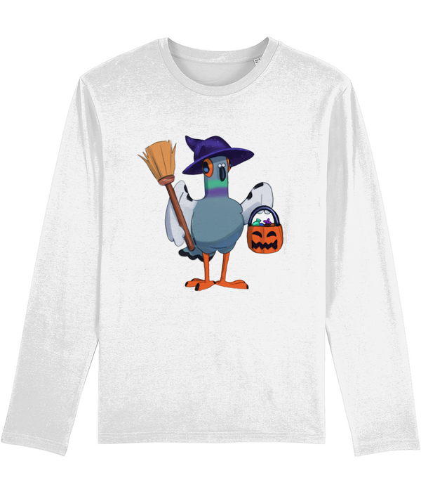 Trick or Treat Dave the Pigeon - Adults Long Sleeve premium T-shirt