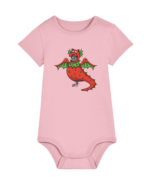 Baby Bodysuit Emlyn the Dragon Pigeon