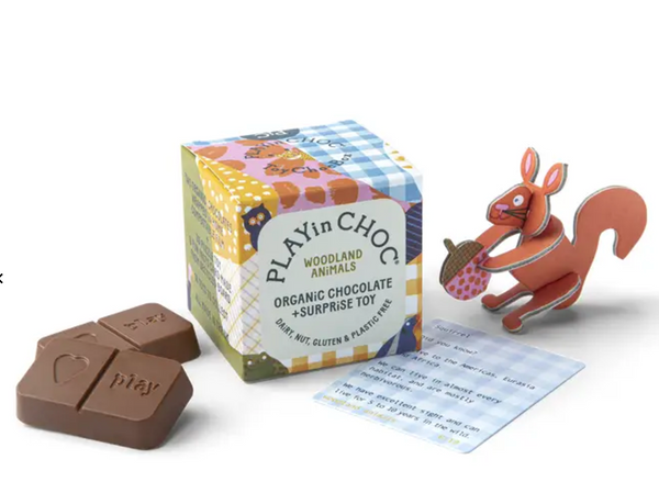 Playin Choc Woodland Animals Toy Choc Boxes