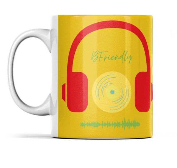 B Friendly Logo mug Yellow