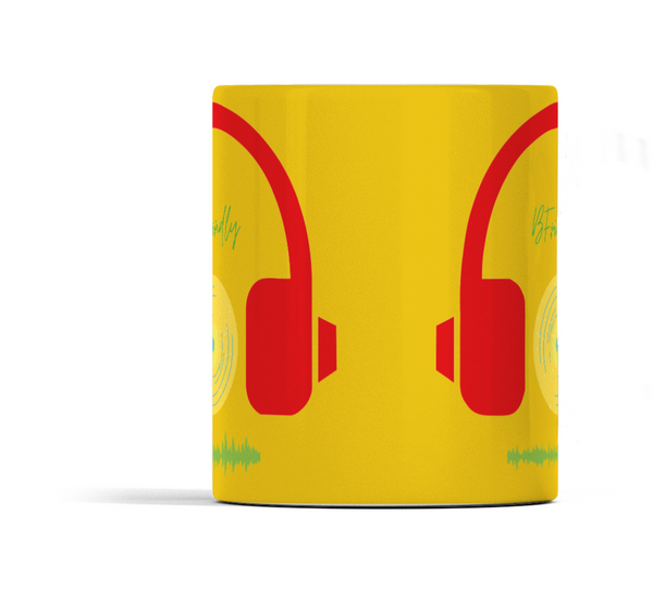 B Friendly Logo mug Yellow