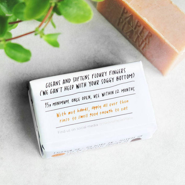 Paper Plane - 100% Natural Vegan Baker's Soap Bar