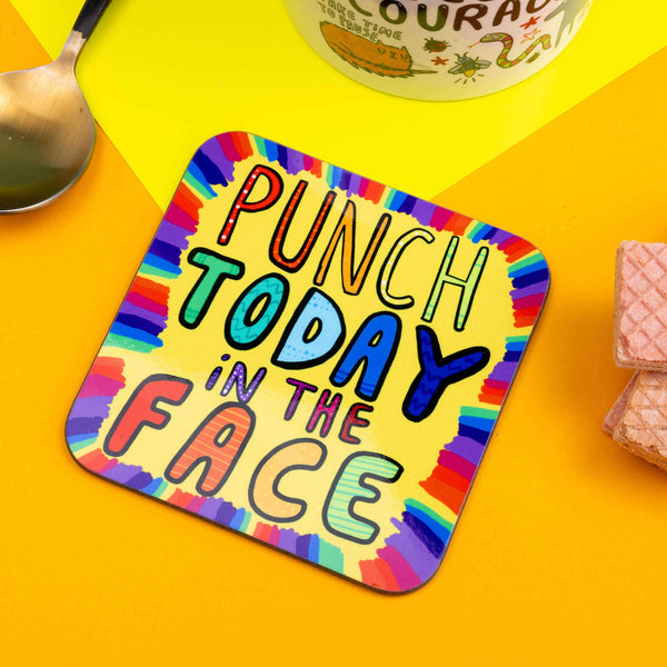 Katie Abey - Punch Today In The Face Coaster