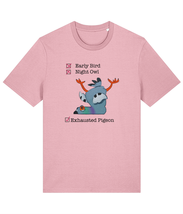 Exhausted pigeon - Adults Premium tee - Ellen S artwork