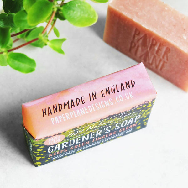 Paper Plane - Gardener's Soap 100% Natural Vegan Rose Geranium