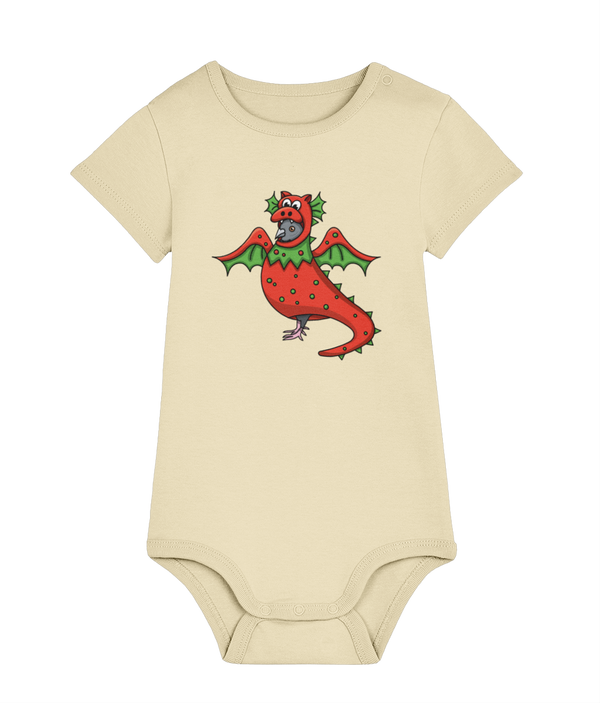 Baby Bodysuit Emlyn the Dragon Pigeon