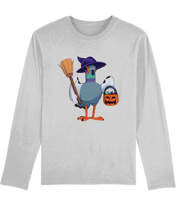 Trick or Treat Dave the Pigeon - Adults Long Sleeve premium T-shirt