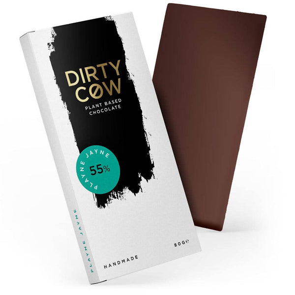 DIRTY COW CHOCOLATE - PLAYNE JAYNE PLANT BASED VEGAN CHOCOLATE BAR