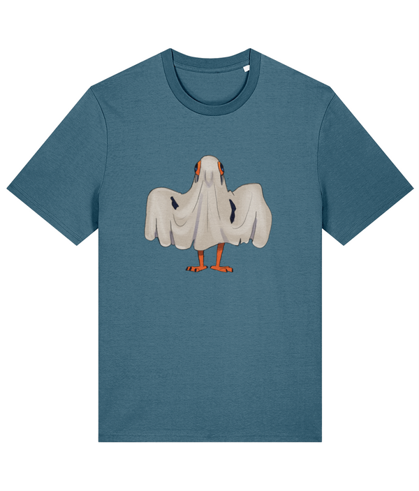 Dave the Pigeon Ghost - Adults premium t - shirt