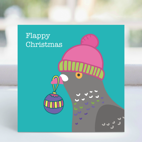 Flappy Christmas! Card - Pack of Ten