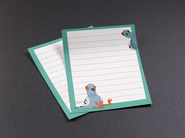 50 sheet notepad - Ellen S Artwork _ 3 designs available