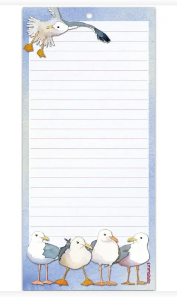 Seagulls Magnetic Notepad